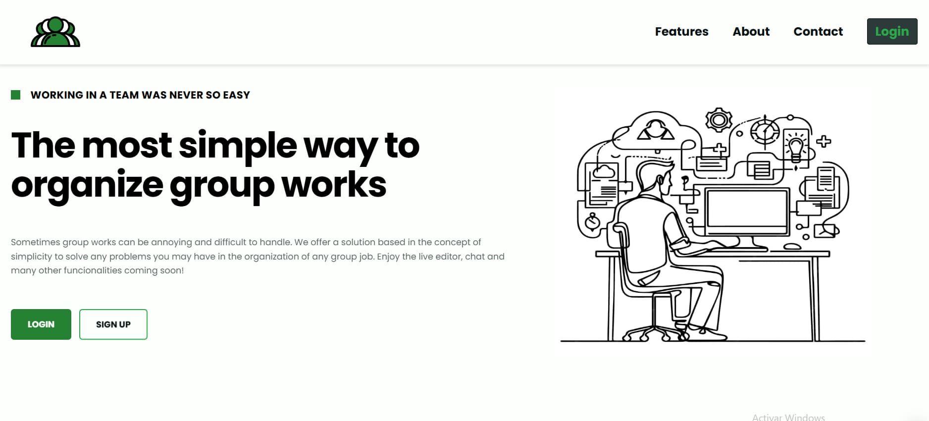 Preview de MutualDesk – Plataforma de escritura colaborativa